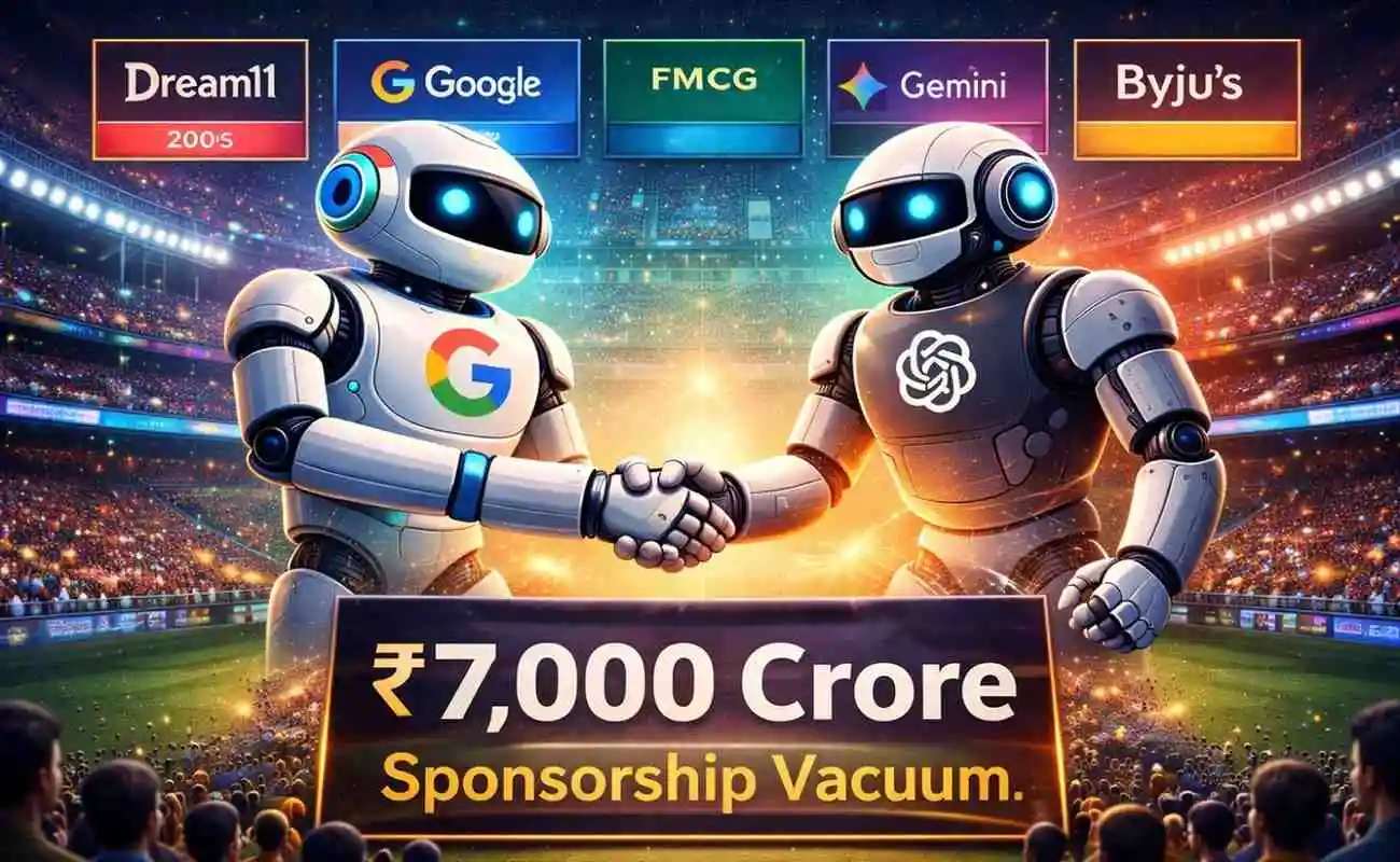 The ₹7,000 Crore Branding Vacuum: Why AI is the New King of Cricket 🏏🤖